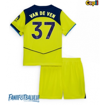 Tottenham Hotspur Micky van de Ven #37 Echipament de Fotbal Replică 2025-26 Copii Treilea (+ Șorturi)